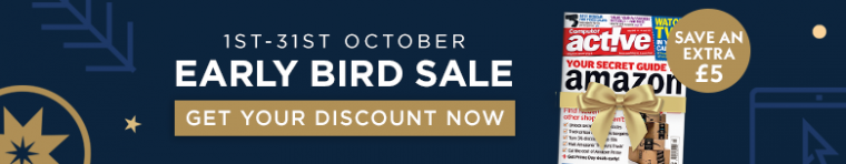 Computeractive early bird sale: Save an extra £5. Offer ends 31st October. Claim now